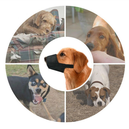 Adjustable Nylon Dog Muzzle with Tribal Design | Comfort Fit for Safe Control of Strong Dogs
