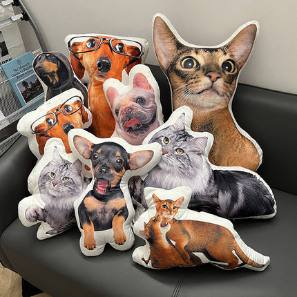 Cartoon Throw Pillow with Soft Polyester Cover | Comfortable Cuddly Accent for Home Decor