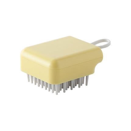 Pet Bath Massage Brush with Soft TPR Combs | Gentle Grooming and Relaxation for Happy Pets