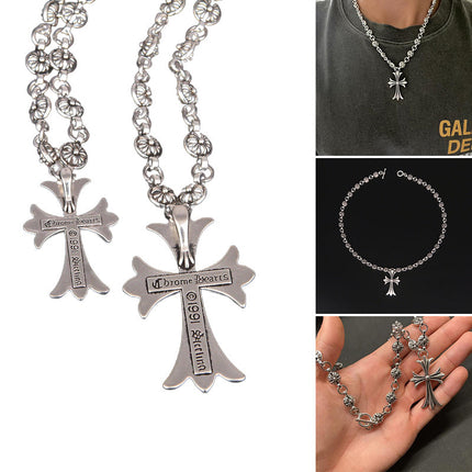 Cross Pendant Necklace, Mens Cross Necklace – image 5