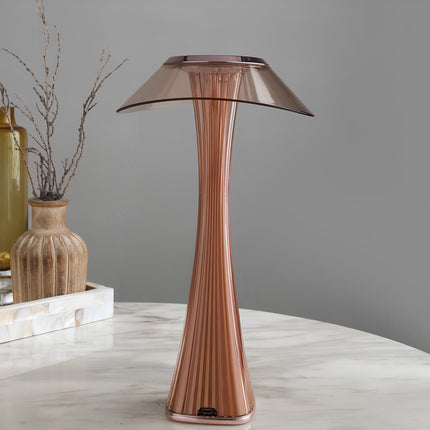 Sculpted Flare Lamp with Rechargeable Battery & Dimmable Function | Elegant Lighting for Any Room