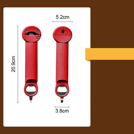 Adjustable 3-in-1 Cap Screwer with Ergonomic Handle | Versatile Tool for Effortless Opening of Jars, Bottles, and Cans