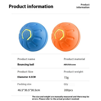 Smart Interactive Moving Ball Toy for Pets with USB Rechargeable Features | Durable Fun for Active Play and Exercise