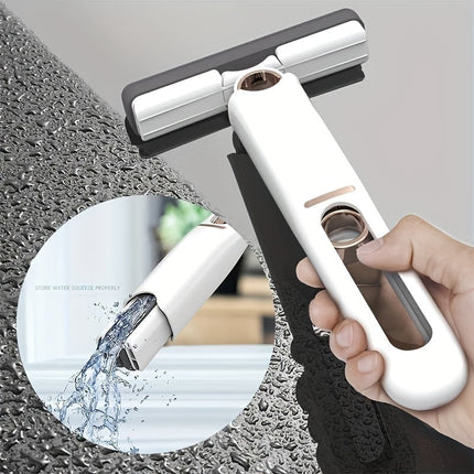 Portable Self-Squeeze Mini Mop with Biodegradable Cotton Head | Compact Cleaning Tool for Easy Home Maintenance