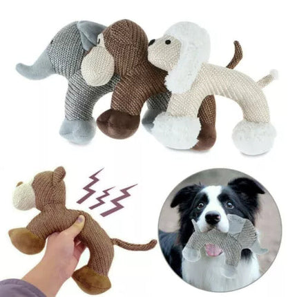 Squeaky Plush Dog Chew Toy with Engaging Squeaker | Safe, Durable Fun for Healthy Chewing