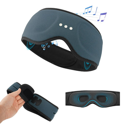 Comfort Sleep | 3D Contoured Bluetooth Eye Mask with Memory Foam | Wireless Music for Relaxation