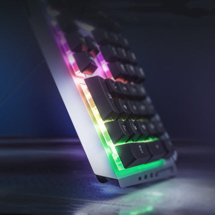 Gaming Keyboard and Mouse Combo, Rainbow Light Computer Keyboard with Phone Holder – image 4