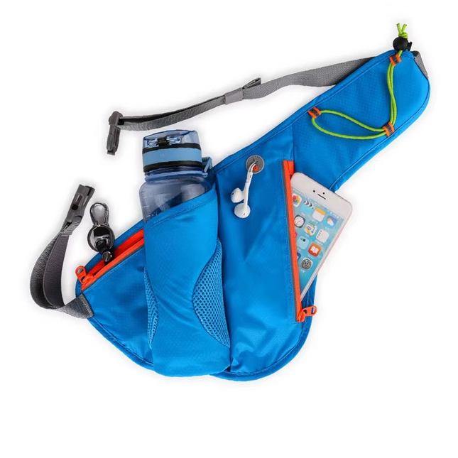 Active Gear | Running Waist Bag with Hydration Holder & Phone Pocket | Lightweight Design for Comfort and Convenience 1