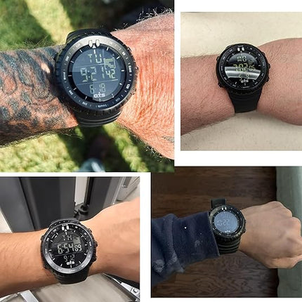 Active Gear | Waterproof Digital Sports Watch with LED Backlighting | Shock-Resistant Design for Outdoor Adventures 6