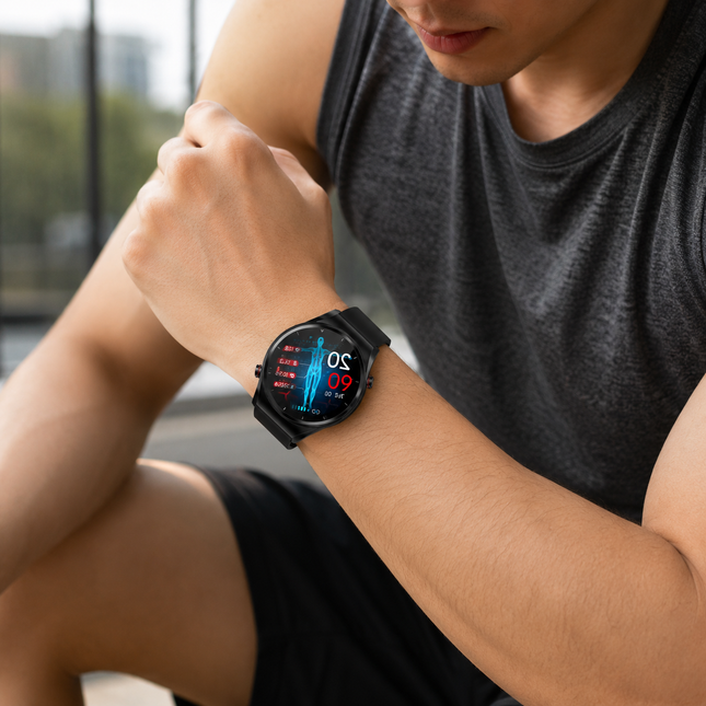 Active Life | Smart Watch Fitness Tracker with Heart Rate Monitor | Touchscreen Display for Daily Activity Tracking 0