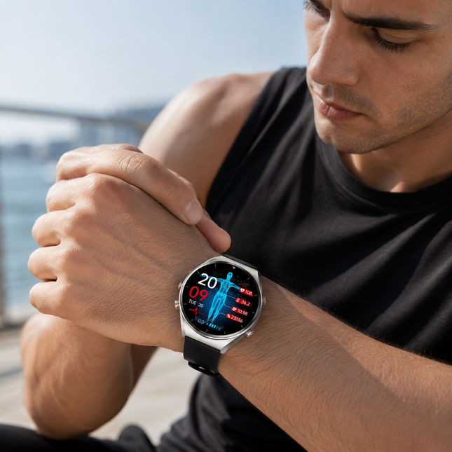Active Life | Smart Watch Fitness Tracker with Heart Rate Monitor | Touchscreen Display for Daily Activity Tracking 1