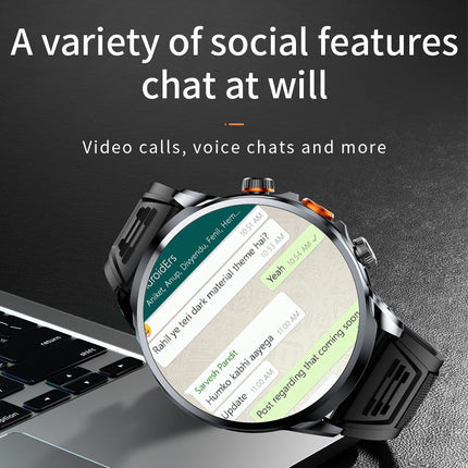 Active Series | 4G LTE Smartwatch with 1.95 HD Screen | Health Monitoring for Fitness Tracking 4