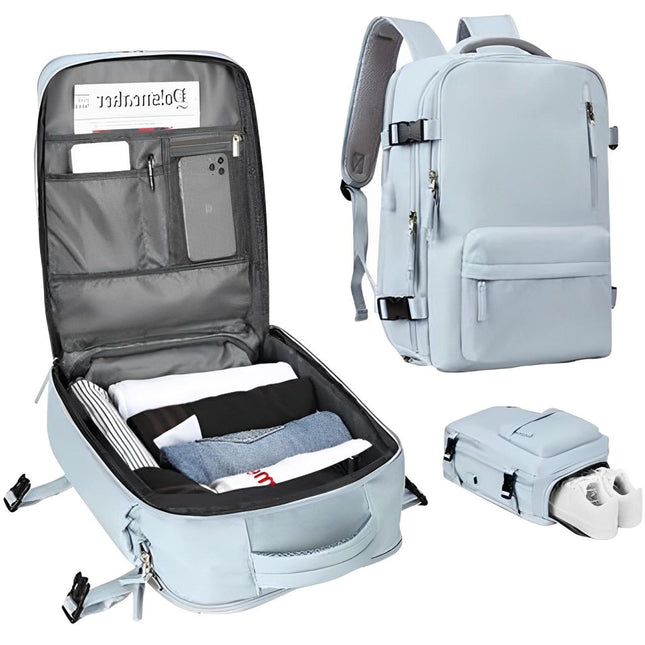 Active Traveler | Waterproof Travel Backpack with USB Charging Port | Lightweight Design for Ultimate Comfort 1