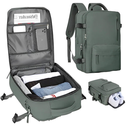 Active Traveler | Waterproof Travel Backpack with USB Charging Port | Lightweight Design for Ultimate Comfort 7