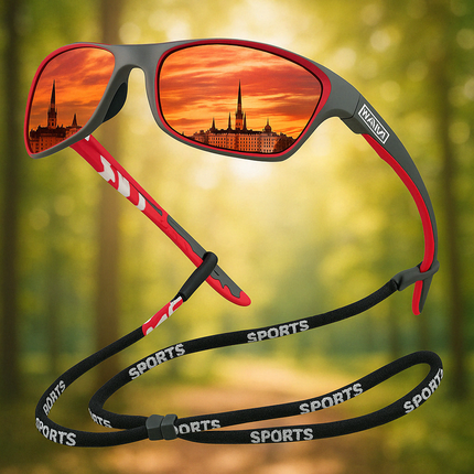Active Vision | Polarized Sports Sunglasses with UV400 Protection | Lightweight Design for Outdoor Activities 3