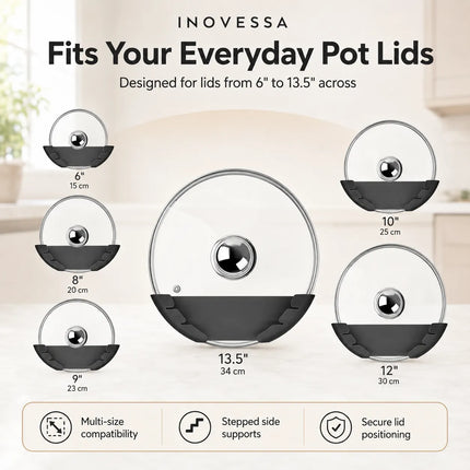 Pot and Pan Lid Organizer for Cabinet Door Storage – image 5