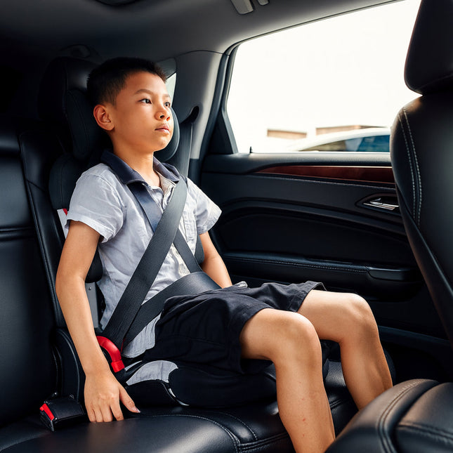 Adjustable Kids Car Booster Seat with Ergonomic Support | Safe Travel Chair for Ages 3-12 1
