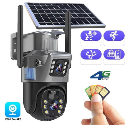 Advanced Solar Security Camera | 4K Wireless Home Security Camera with 360° Coverage | Solar-Powered Surveillance for Outdoor Protection 1