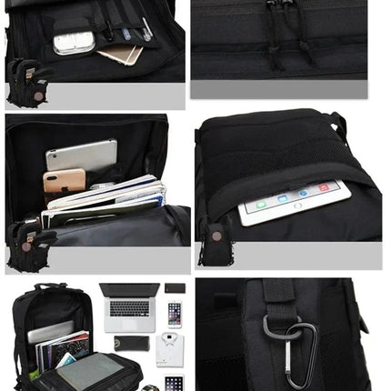 AdventurePack | Waterproof Tactical Backpack with 50L Capacity | Durable Design for Outdoor Enthusiasts 1