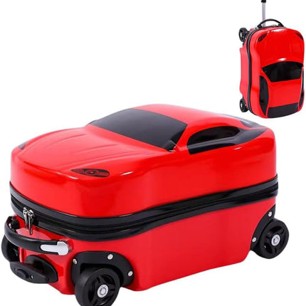 Adventure Buddy | 18” Kids Pull-Along Car Suitcase with Durable Design | Fun Travel Companion for Young Explorers 5