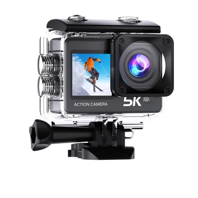 Adventure Capture | 5K Waterproof Action Camera with Night Vision | Versatile Sports Mount Kit for Extreme Activities 1