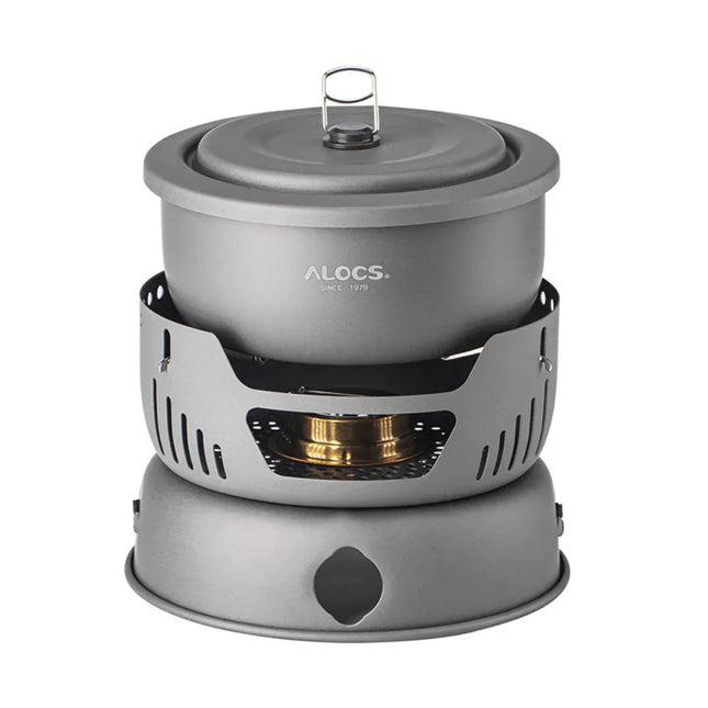 Adventure Cookware | Camping Cooking Set with Windshield | Lightweight Gear for Effortless Outdoor Meals 0