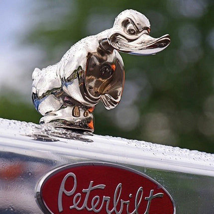 Adventure Duck | Rubber Hood Ornament with Chrome Finish | Unique Emblem for Car Enthusiasts 2