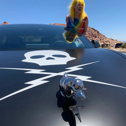 Adventure Duck | Rubber Hood Ornament with Chrome Finish | Unique Emblem for Car Enthusiasts 4