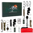 Adventure Essentials | Survival Advent Calendar with 24 Outdoor Tools | Compact Kit for Outdoor Enthusiasts 0