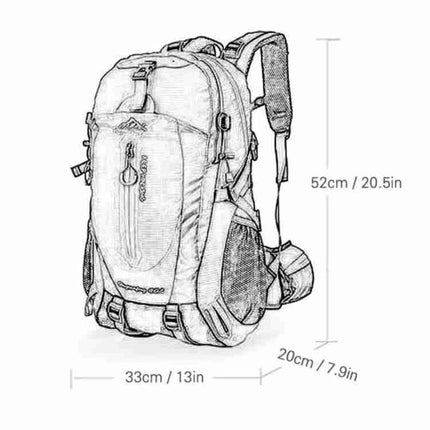 Adventure Gear | 40L Waterproof Hiking Backpack with Lightweight Design | Durable & Spacious for Outdoor Adventures 5