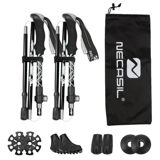 Adventure Gear | Adjustable Trekking Poles with Lightweight Design | Perfect Hiking Support for Stability and Comfort 0