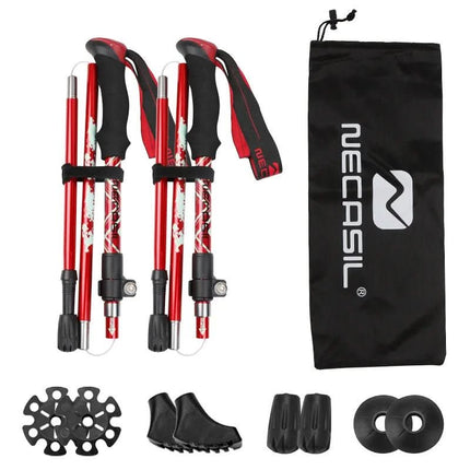 Adventure Gear | Adjustable Trekking Poles with Lightweight Design | Perfect Hiking Support for Stability and Comfort 10