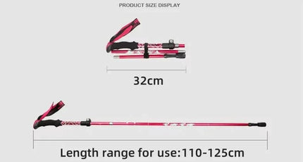 Adventure Gear | Adjustable Trekking Poles with Lightweight Design | Perfect Hiking Support for Stability and Comfort 4