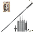 Adventure Gear | Collapsible Hiking Pole with Customizable Accessories | Lightweight Trekking Support for All Terrains 0
