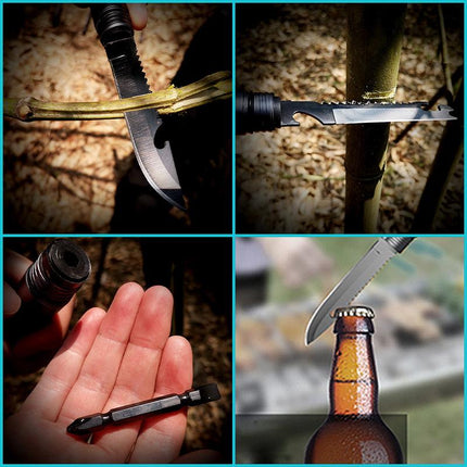 Adventure Gear | Collapsible Hiking Pole with Customizable Accessories | Lightweight Trekking Support for All Terrains 7