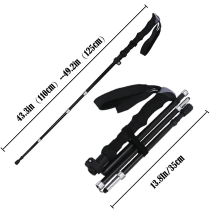 Adventure Gear | Lightweight Carbon Fiber Trekking Poles with Quick Flip Lock | Adjustable Hiking Sticks for Stability and Comfort 4
