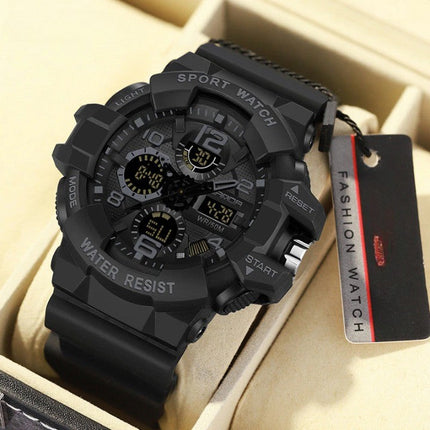 Adventure Gear | Military Digital Watch with Waterproof Design | Durable Timepiece for Outdoor Enthusiasts 1