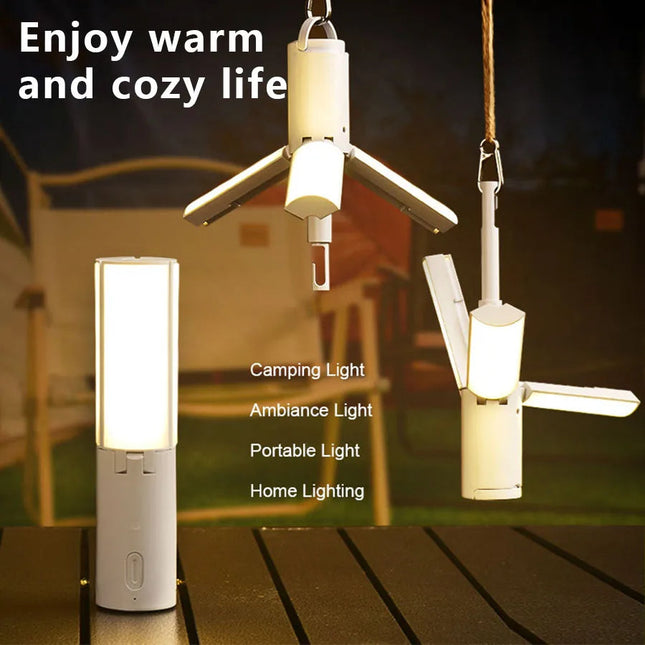 Adventure Light | Folding Camping Lantern with 3 Light Modes & Fast Charging | Versatile Illumination for Outdoor Activities 1