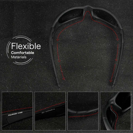 Adventure Pro | Polarized Motorcycle Sunglasses with Adjustable Fit | Ultimate Clarity and Comfort for Riders 2