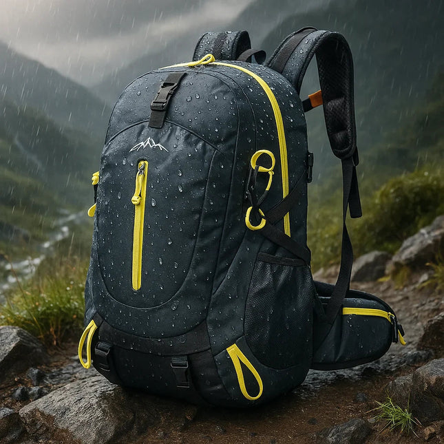 Adventure Ready | 40L Waterproof Hiking Backpack with Ergonomic Design | Lightweight and Spacious for Outdoor Adventures 0