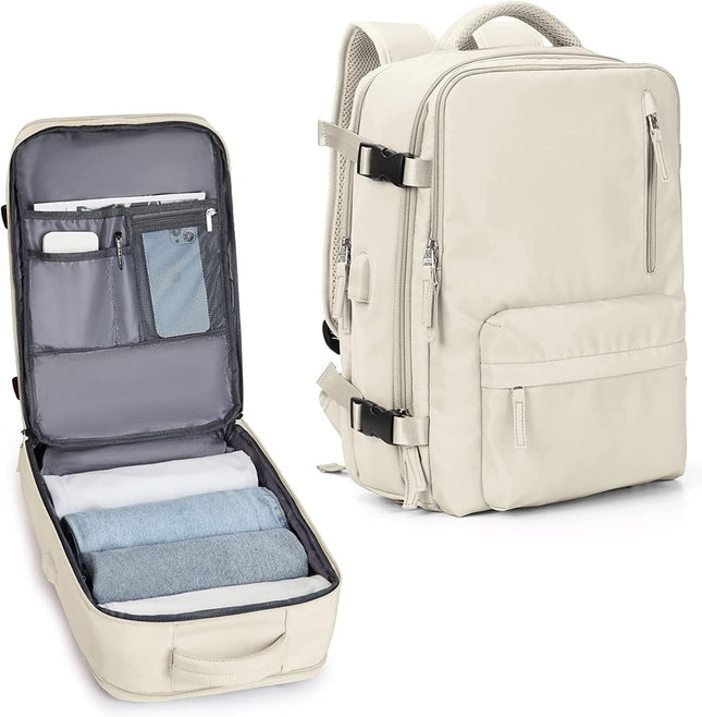 Adventure Ready | 40L Waterproof Travel Backpack with USB Port & Shoe Compartment | Versatile Design for Travel and Outdoor Use 0
