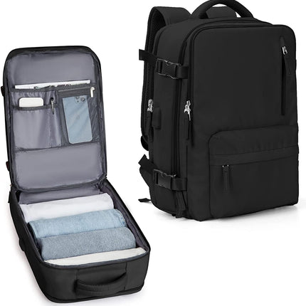 Adventure Ready | 40L Waterproof Travel Backpack with USB Port & Shoe Compartment | Versatile Design for Travel and Outdoor Use 4