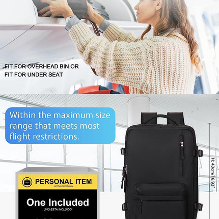 Adventure Ready | 40L Waterproof Travel Backpack with USB Port & Shoe Compartment | Versatile Design for Travel and Outdoor Use 5