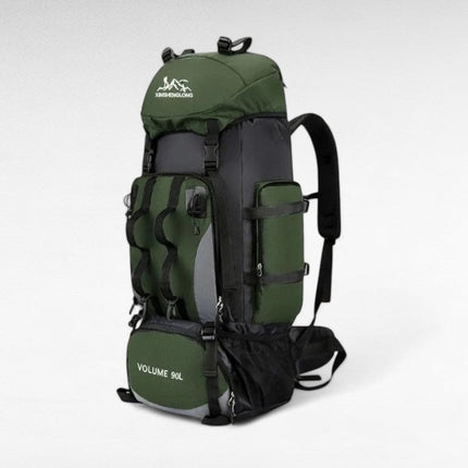 Adventure Ready | 90L Waterproof Hiking Backpack with Ergonomic Support | Ultralight Design for Multi-Day Treks 1