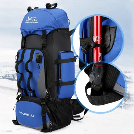 Adventure Ready | 90L Waterproof Hiking Backpack with Ergonomic Support | Ultralight Design for Multi-Day Treks 2