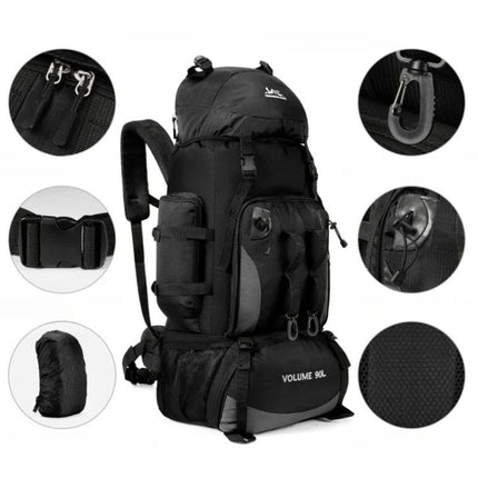 Adventure Ready | 90L Waterproof Hiking Backpack with Ergonomic Support | Ultralight Design for Multi-Day Treks 3