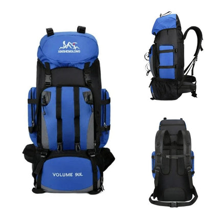 Adventure Ready | 90L Waterproof Hiking Backpack with Ergonomic Support | Ultralight Design for Multi-Day Treks 4