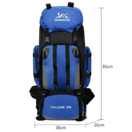 Adventure Ready | 90L Waterproof Hiking Backpack with Ergonomic Support | Ultralight Design for Multi-Day Treks 5