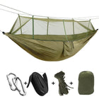 Adventure Ready | Camping Hammock with Mosquito Net & Heavy-Duty Design | Lightweight & Breathable for Outdoor Comfort 0