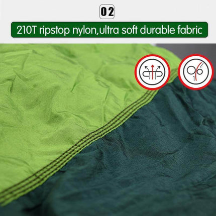 Adventure Ready | Camping Hammock with Mosquito Net & Heavy-Duty Design | Lightweight & Breathable for Outdoor Comfort 5